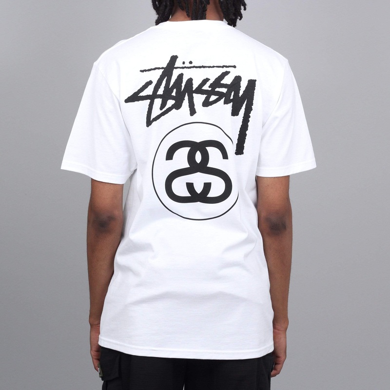 Stussy Stock Link T-Shirt White Small