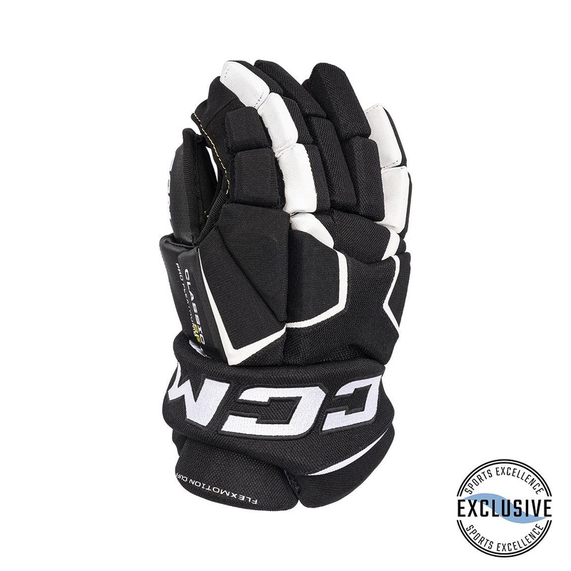 Tacks Classic SE Hockey Gloves – Junior 10 Black/White