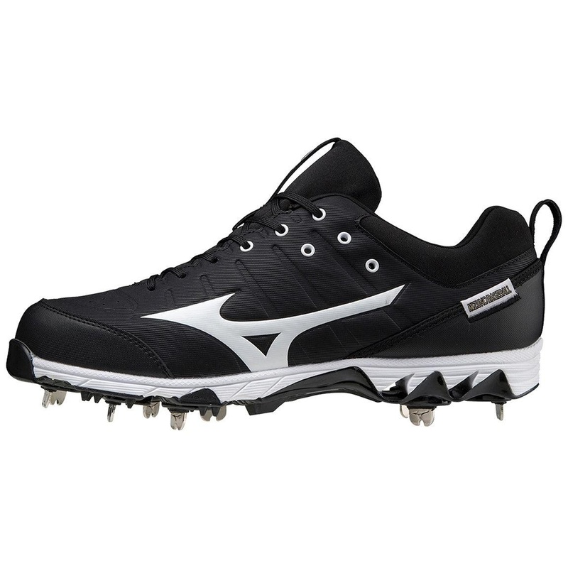 9/Spike Ambition 2 Low Men’s Metal Baseball Cleat 7 Grey/White