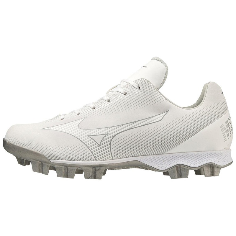 Mizuno Wave Finch Lightrevo Womens Molded Softball Cleat 6 Black/White