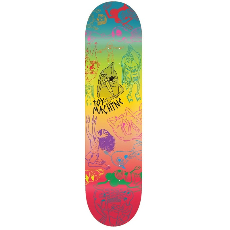 Toy Machine Characters II Skateboard Deck – 8.0″