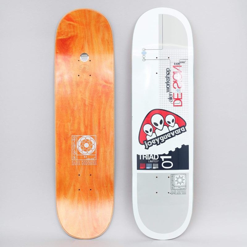 Alien Workshop 8.5 Joey Guevara Triad Icon Skateboard Deck