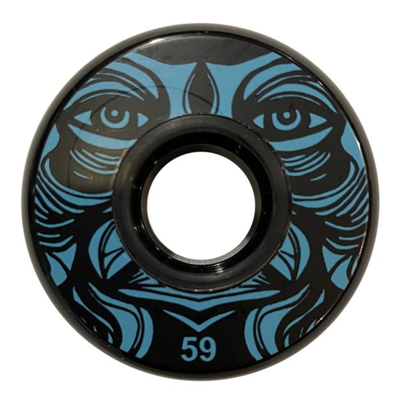 Kaltik Face Black Wheels 59mm 90a – Set of 4