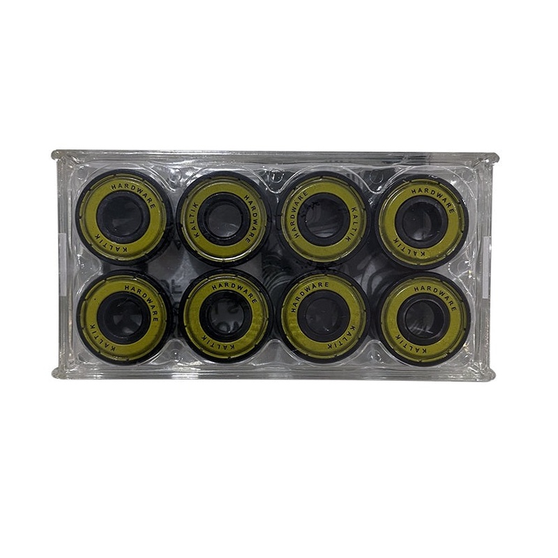 Kaltik Yellow Abec 9 Bearings – Set of 8
