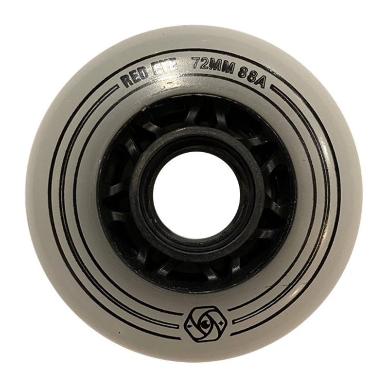 Red Eye Team Grey Wheels 72mm 88a – Set of 4