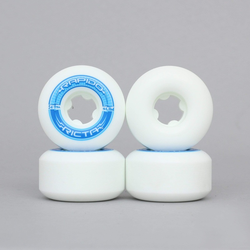 Ricta 54mm 99A Rapido Slim Skateboard Wheels White