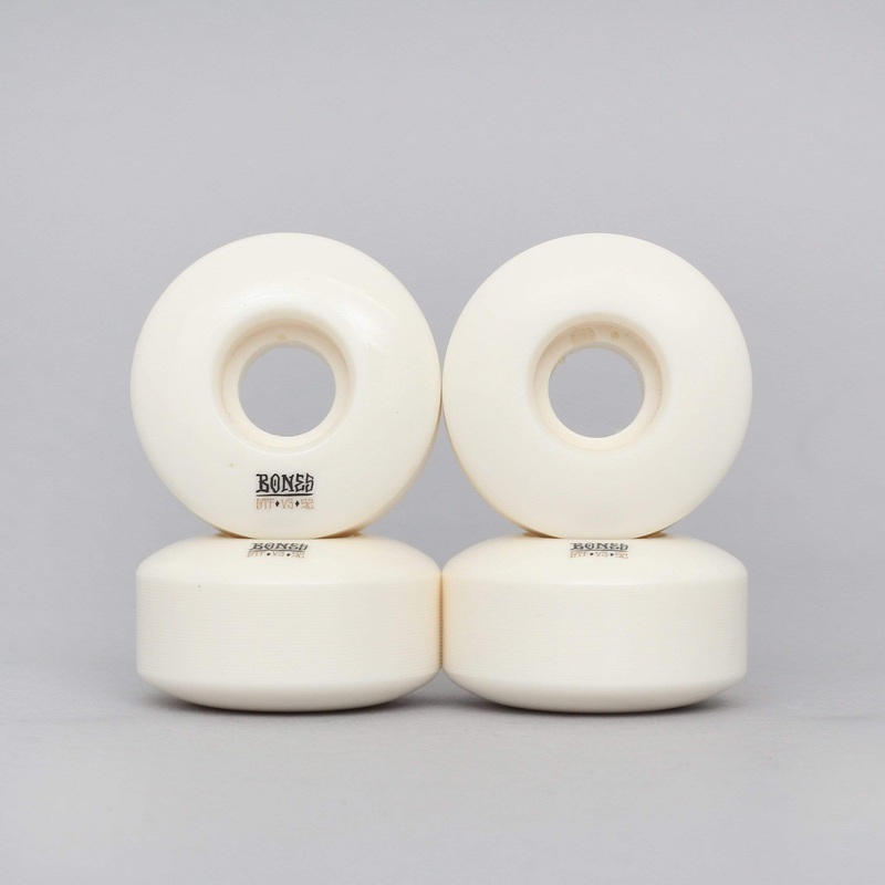Bones 52mm STF Blanks V3 Skateboard Wheels White