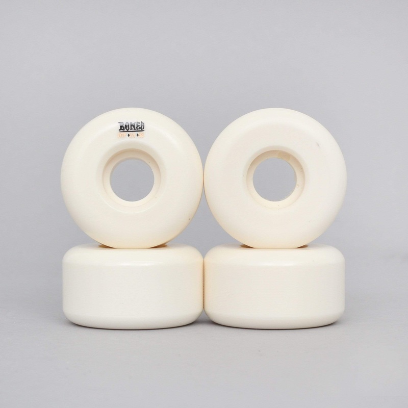 Bones 53mm STF Blanks V2 Skateboard Wheels White