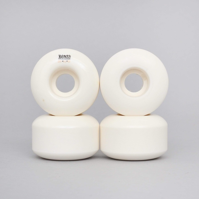 Bones 53mm STF Blanks V4 Skateboard Wheels White