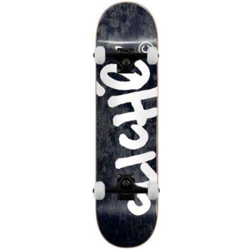 Cliche Handwritten Youth Black Skateboard – 7.0″