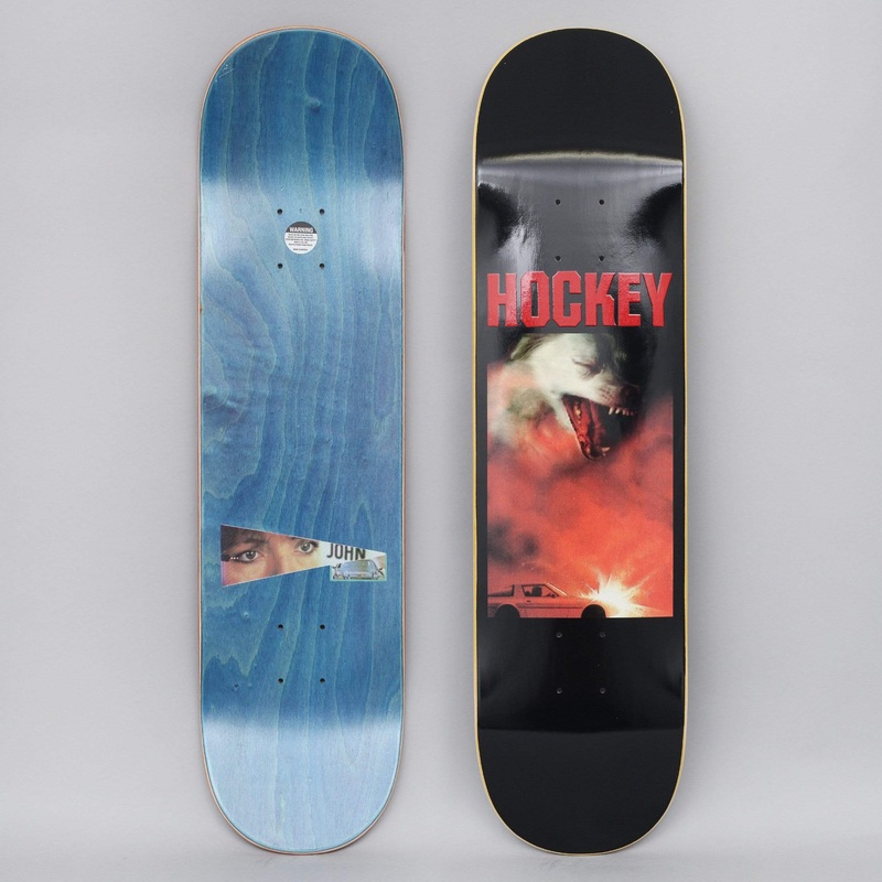 Hockey 8.5 John Fitzgerald Corvette Skateboard Deck Black