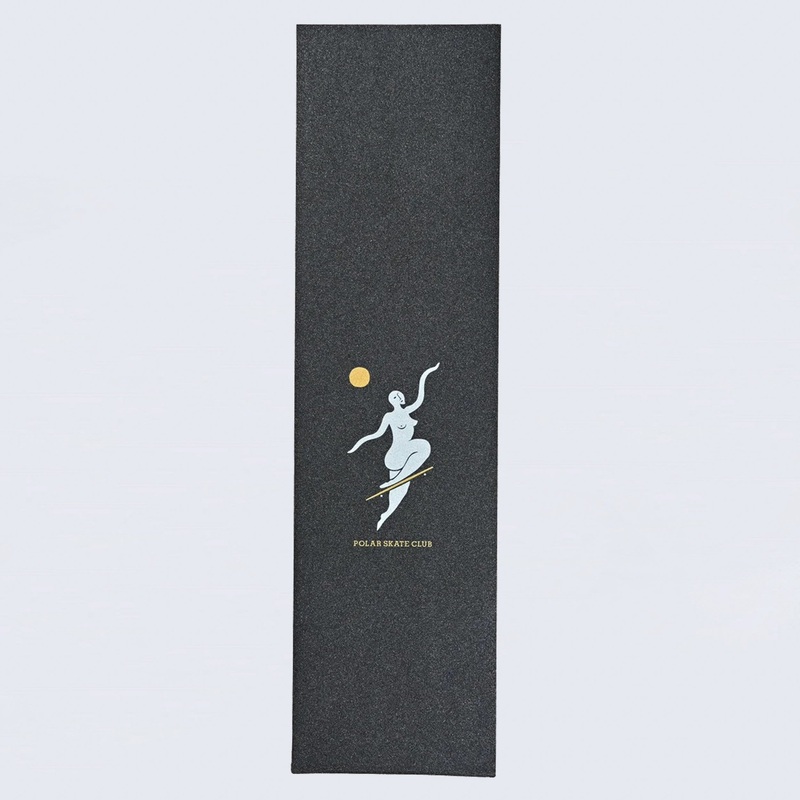 Polar Skate Club Skateboard Griptape Black / Yellow