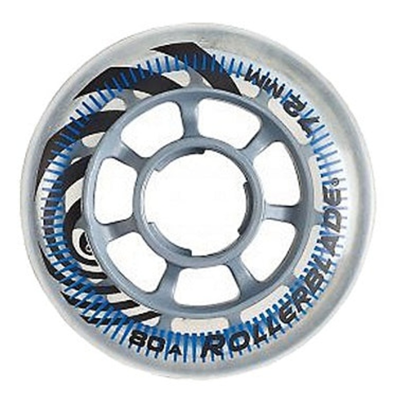 Rollerblade Recreational Wheels 72mm 80a – Set of 8