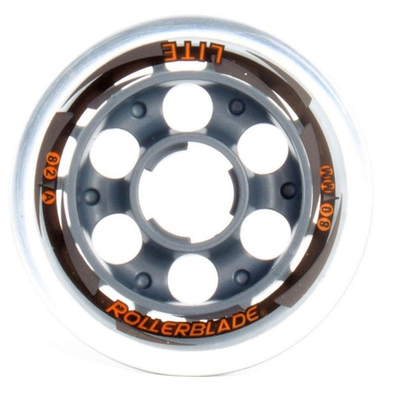 Rollerblade Recreational Wheels 80mm 82a – Set of 8