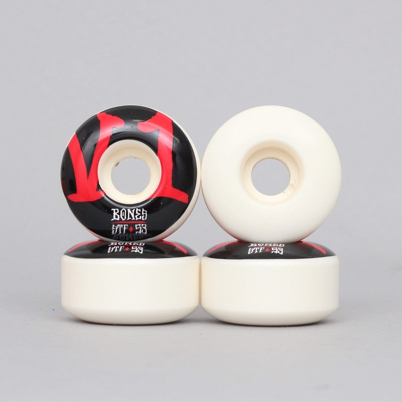 Bones 53mm 103A Annuals STF V1 Skateboard Wheels White