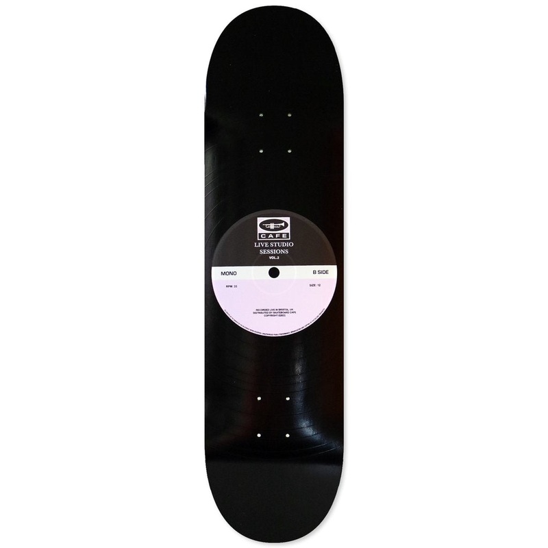 Skateboard Cafe “45” Black/Lavender Deck – 8.125″
