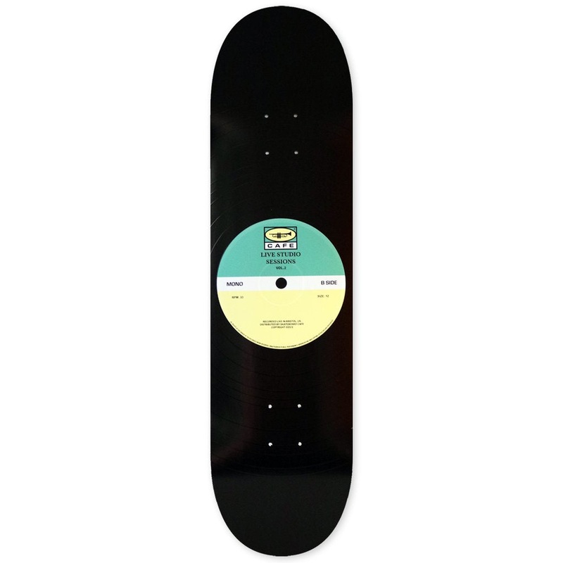 Skateboard Cafe “45” Teal/Cream Deck – 8.0″