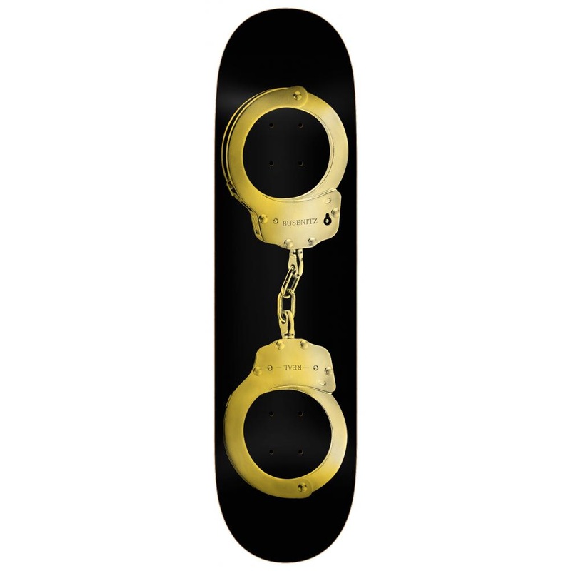 Real Busenitz Gold Cuffs Deck – 8.5″