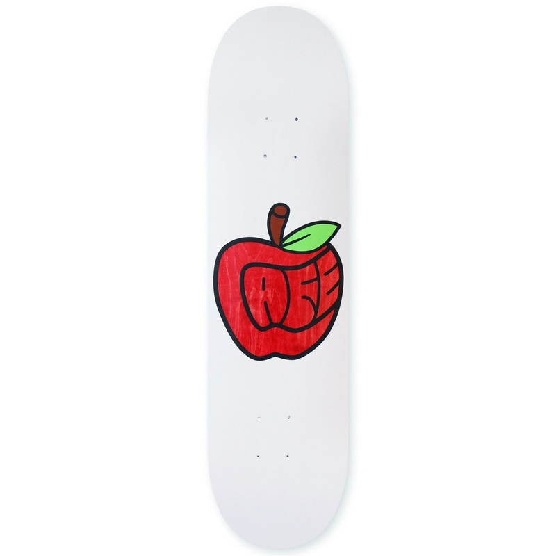 Skateboard Cafe Pink Lady White Deck – 8.0″