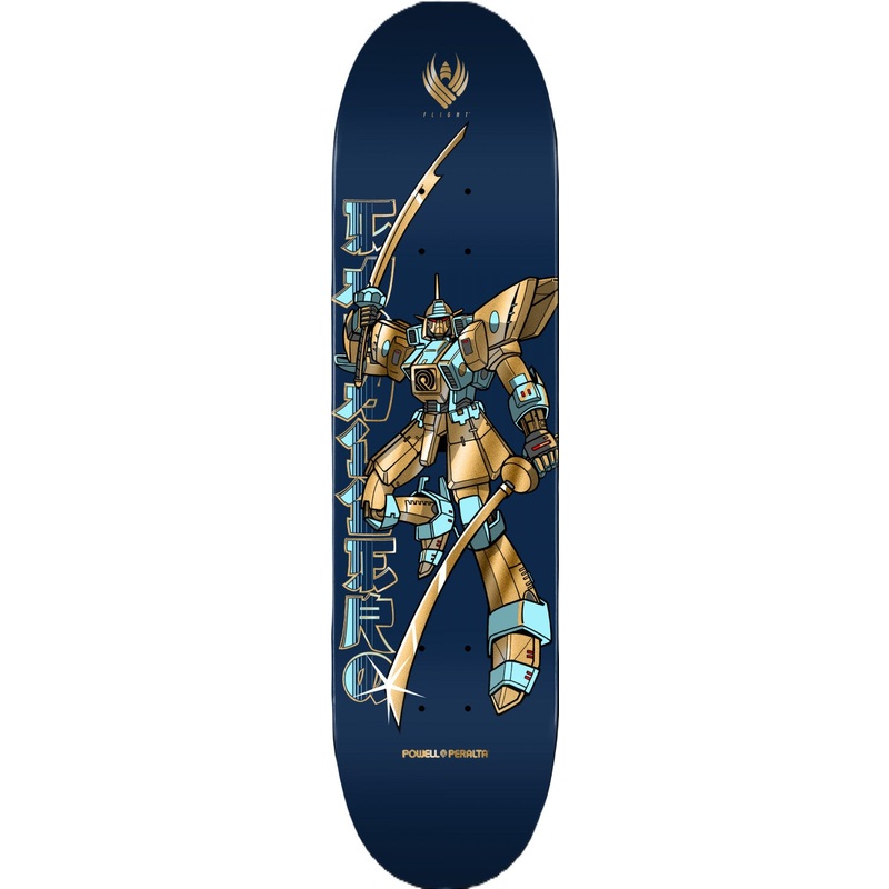 Powell Peralta Steve Caballero Gundam Flight Skateboard Deck – 8.5″