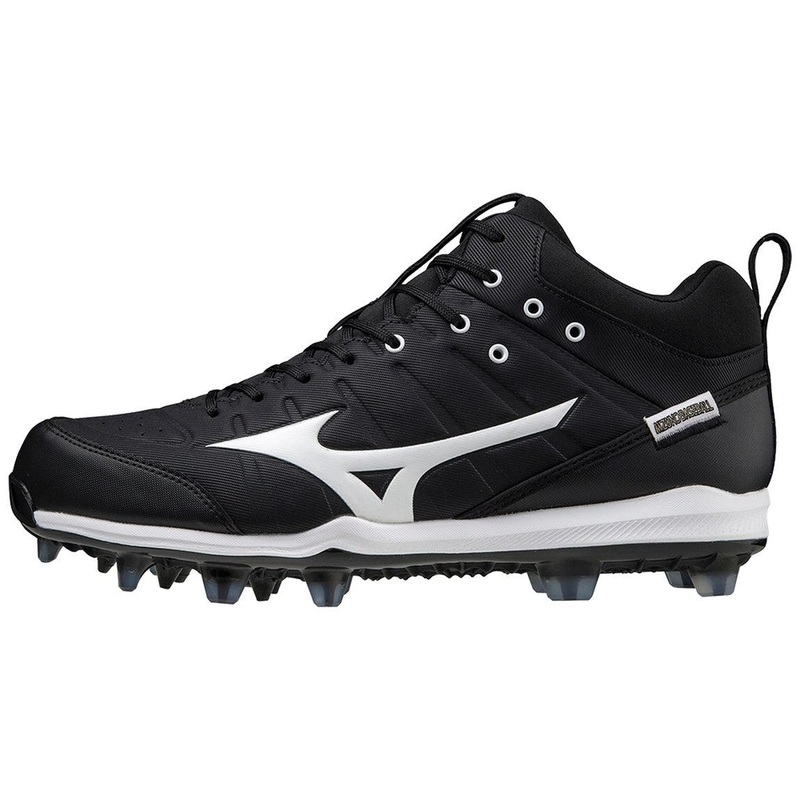 Ambition 2 TPU Mid Cleat 7 Black/White