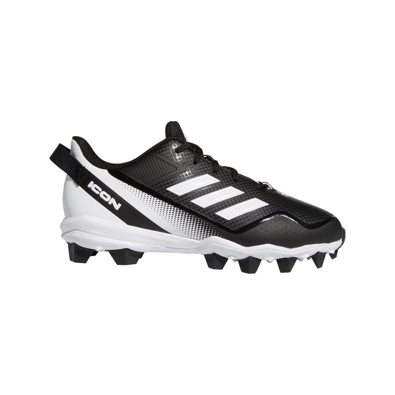 Icon 7 Rubber Molded Cleats Junior 1 Core Black/White/White