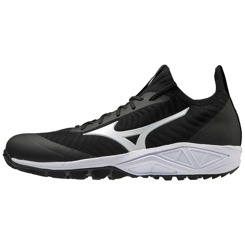 Mizuno Dominant AS Knit Men’s All Surface Low Turf Shoe 6 Grey/Black