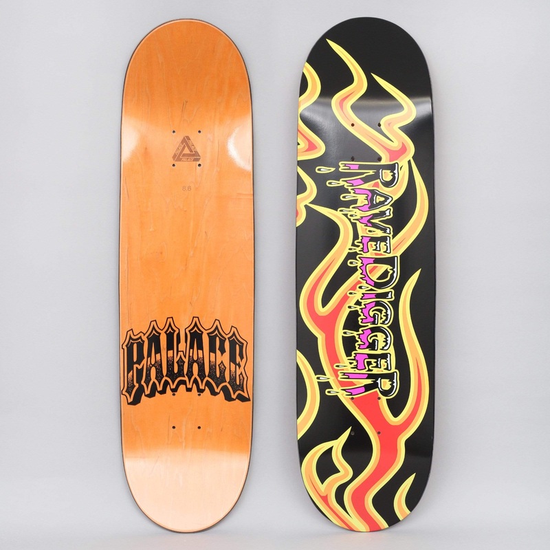 Palace 8.6 Ravedigger Skateboard Deck Black