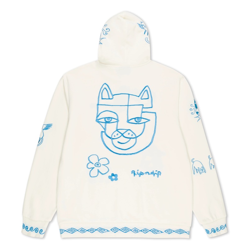 RIPNDIP Blonded Hoodie – Off White S