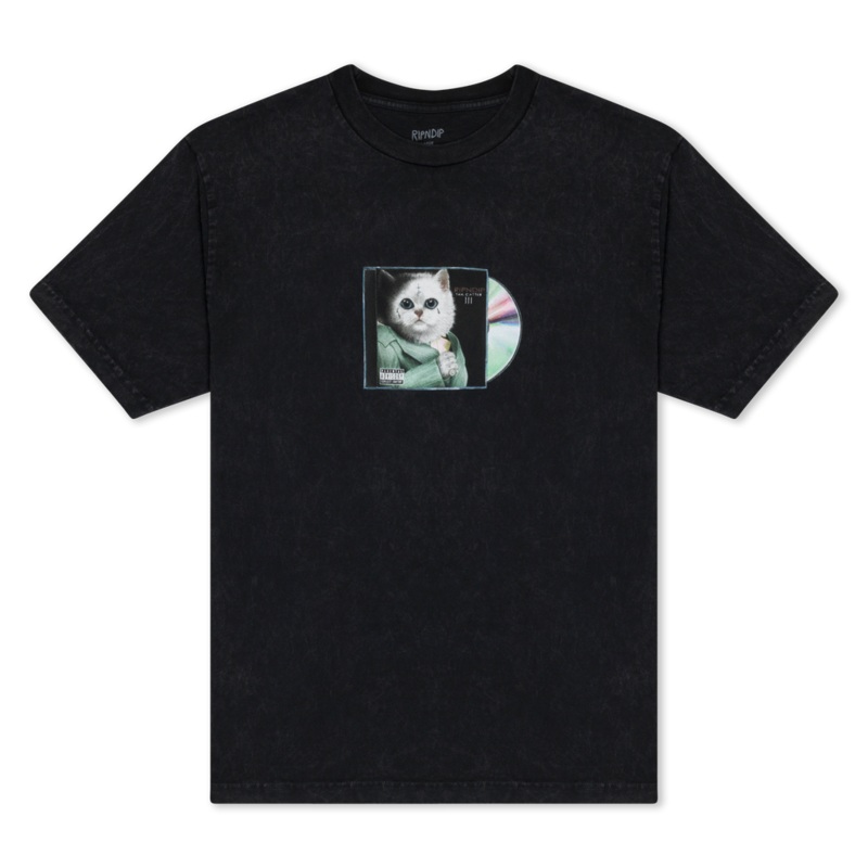 RIPNDIP Nerm 3 T Shirt – Black Vintage Wash S