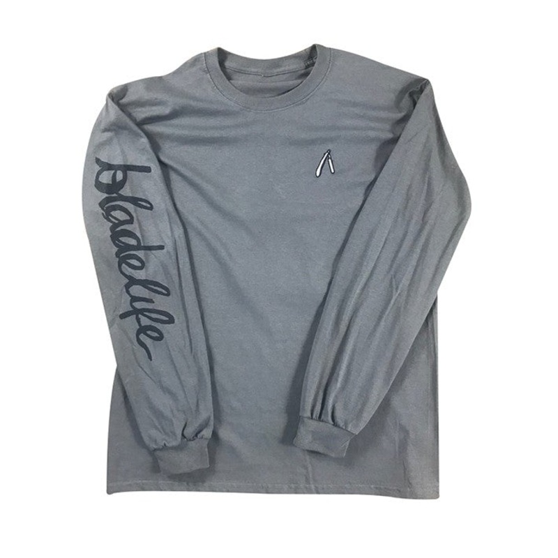 Signature long sleeve dark grey M