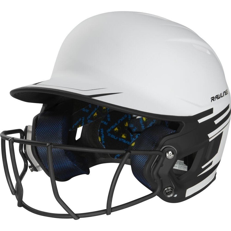 Mach Softball Helmet + Facemask Junior Black