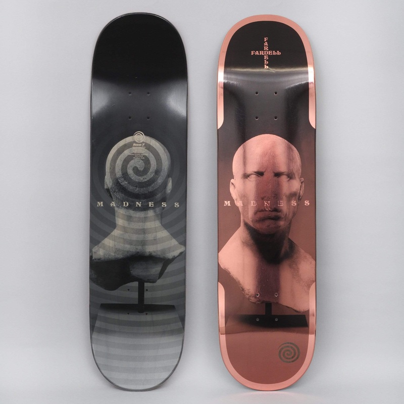 Madness 8.5 Jack Fardell Trauma Skateboard Deck Bronze