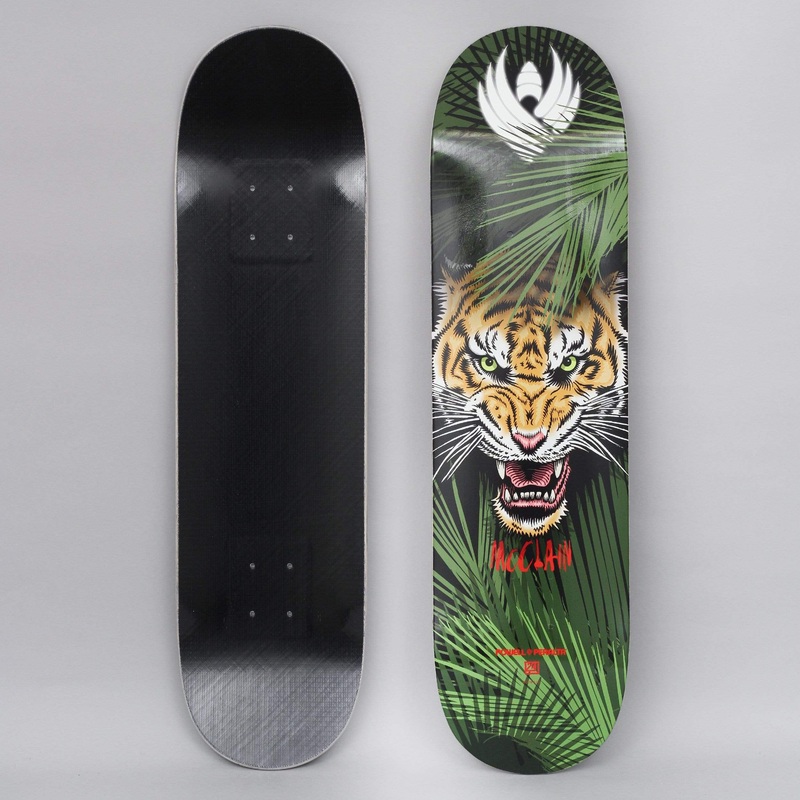 Powell Peralta 8.25 Brad McClain Tiger Shape 243 Flight Skateboard Deck