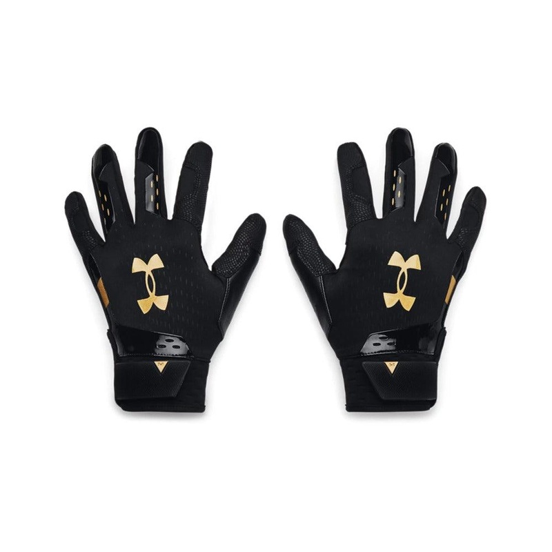 UA Harper Hustle 21 Baseball Batting Gloves S Black/Black/Graphite