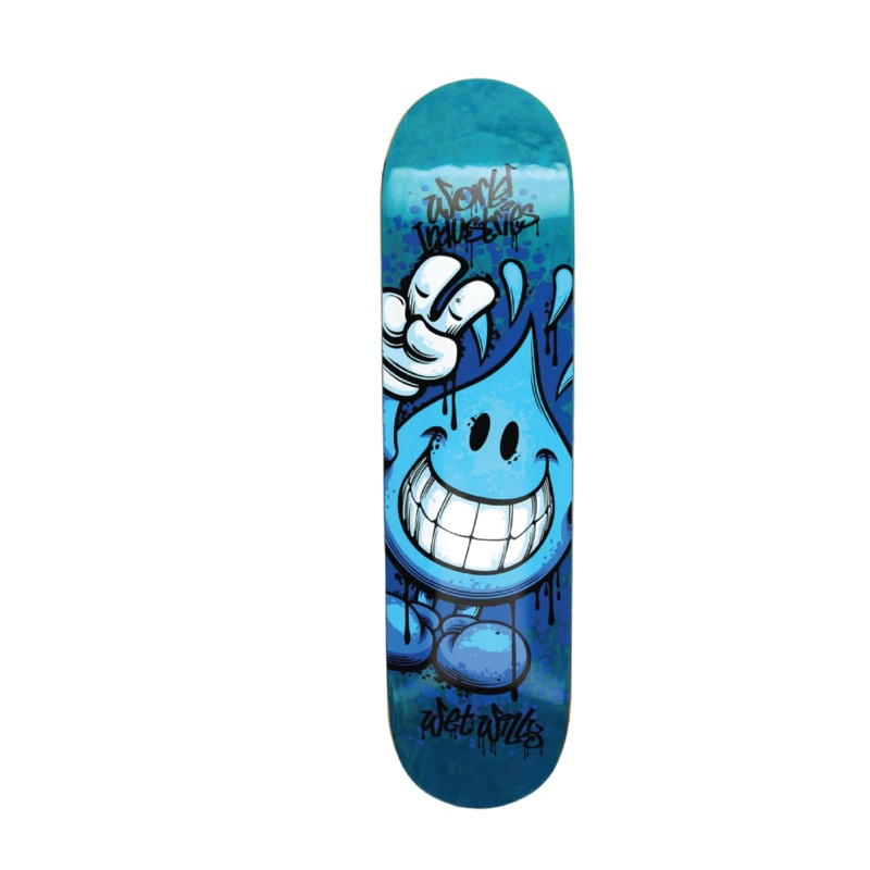 World Industries Deck-Raw Wet Willy 8.0-Blue