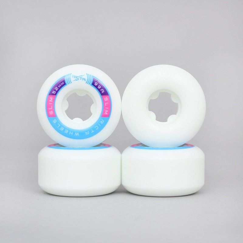 Ricta 52mm 99A Rapido Slim Skateboard Wheels White / Blue