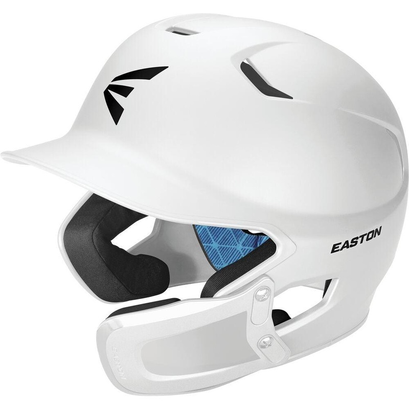 Z5 2.0 Matte Batting Helmet with U Jaw Guard Junior White