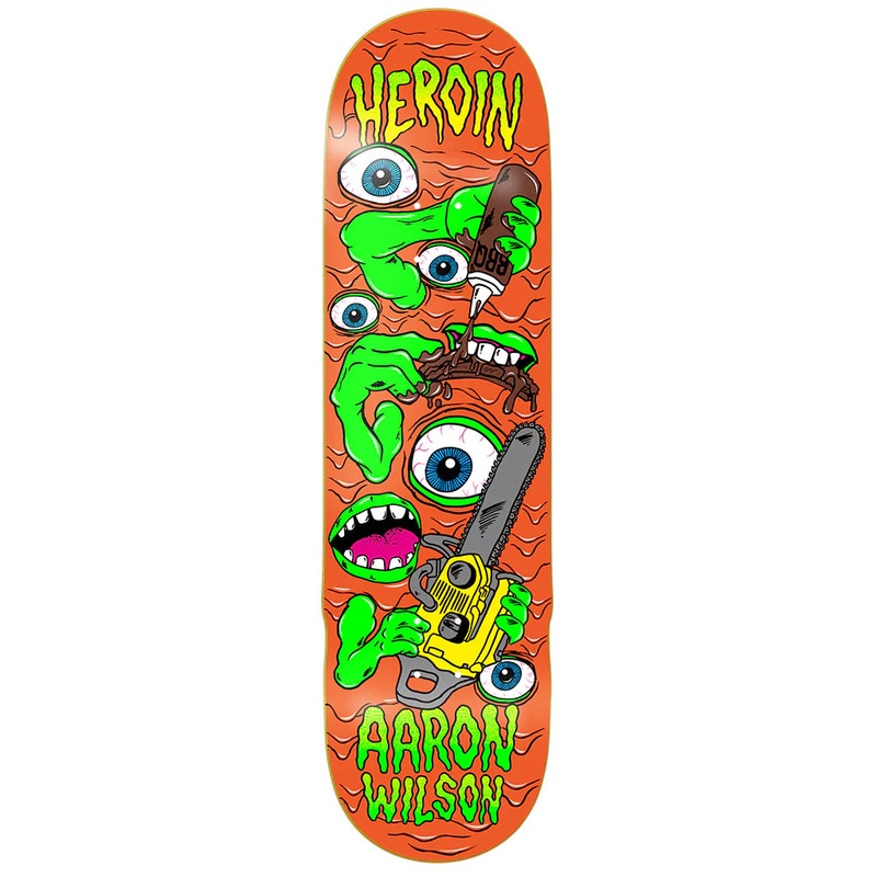 Heroin Aaron Wilson Mutate Or Die Skateboard Deck – 8.5″