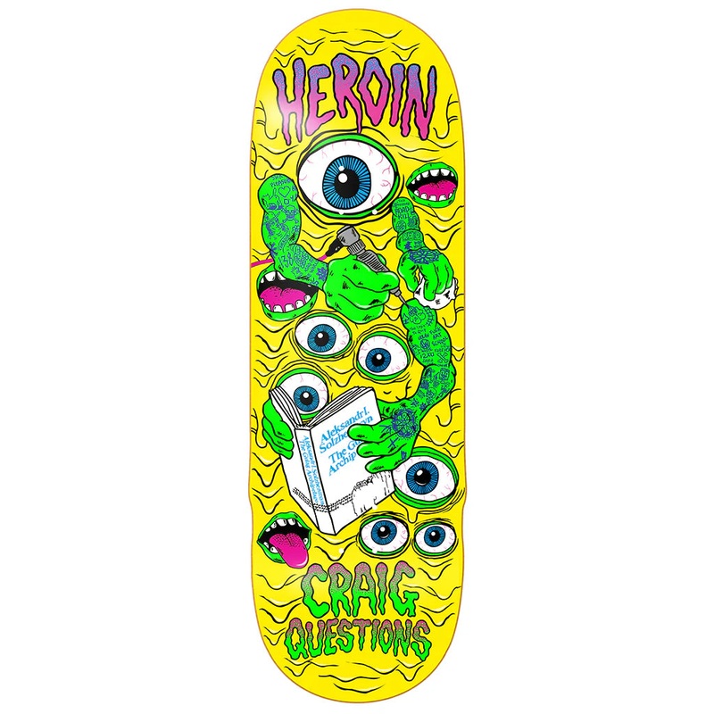 Heroin Craig Questions Mutate Or Die Skateboard Deck – 10″