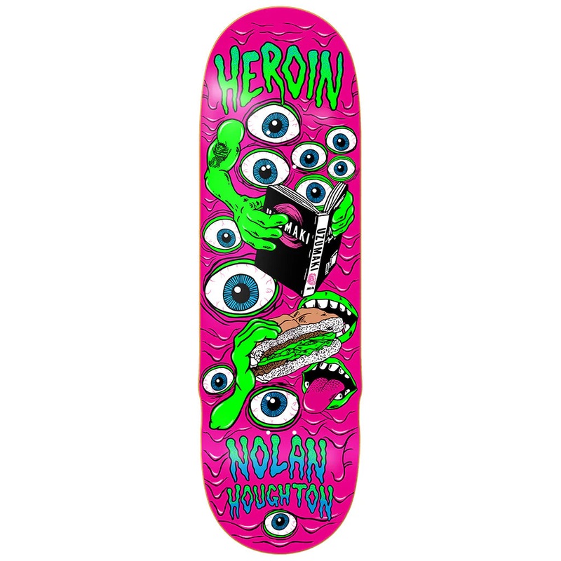 Heroin Nolan Houghton Mutate Or Die Skateboard Deck – 9.5″