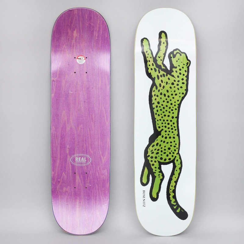 Real 8.5 Busenitz Prey II Skateboard Deck White