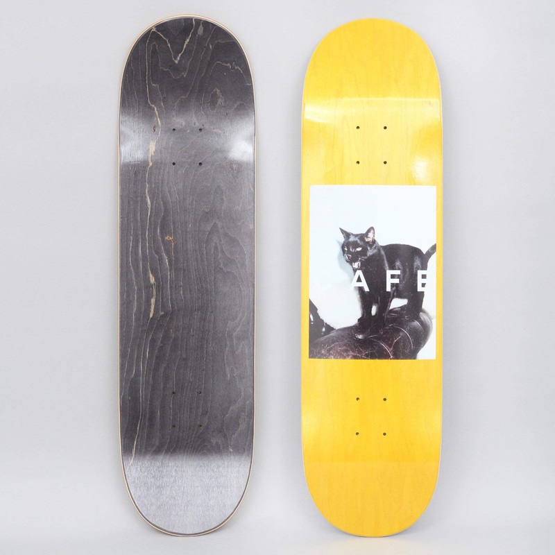Skateboard Cafe 8.5 Korahn Gayle Rammi Polaroid Skateboard Deck Woodstain