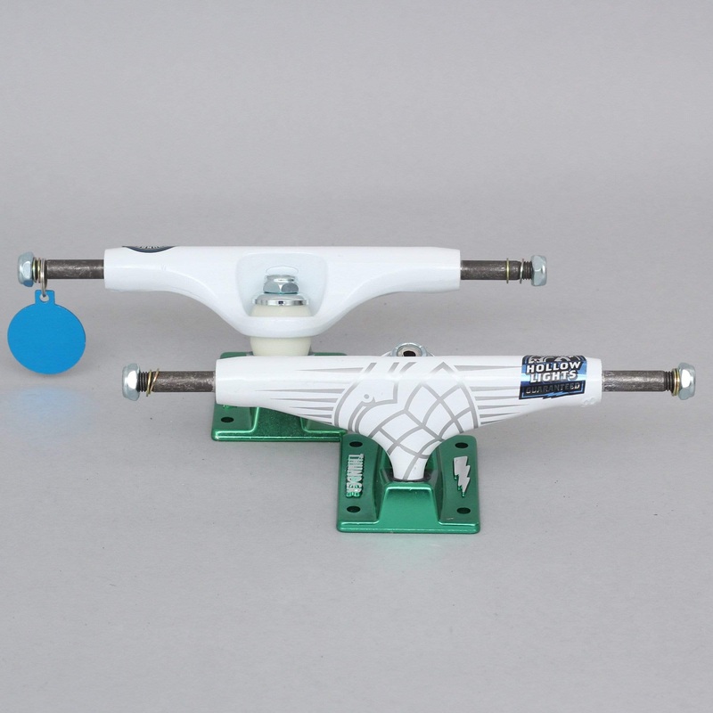Thunder 148 Flux Sonora Hollow Light Trucks White / Green (Pair)