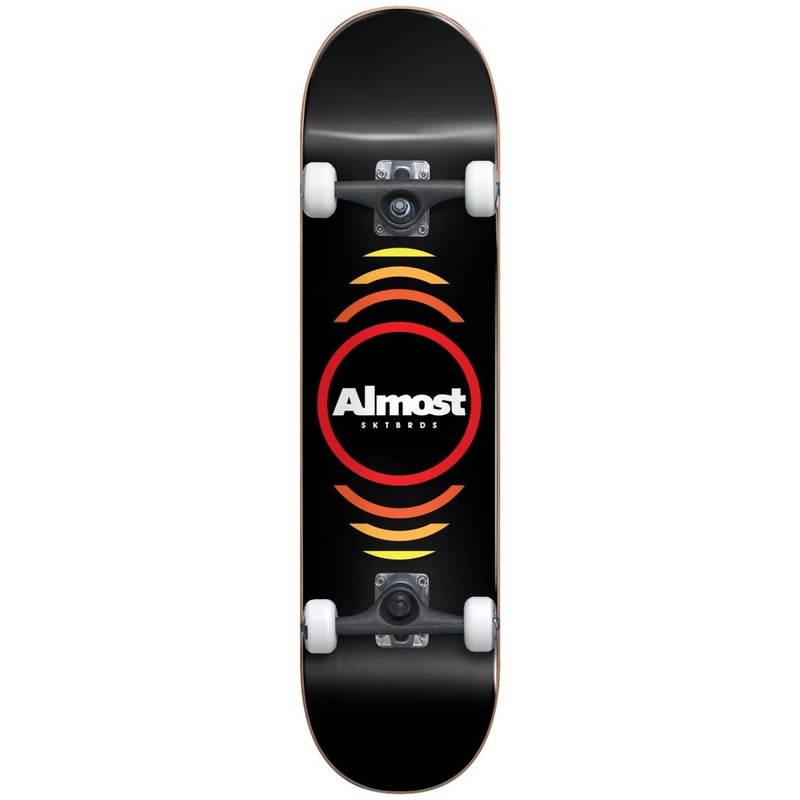 Almost Reflex Black Mini Skateboard – 7.0″