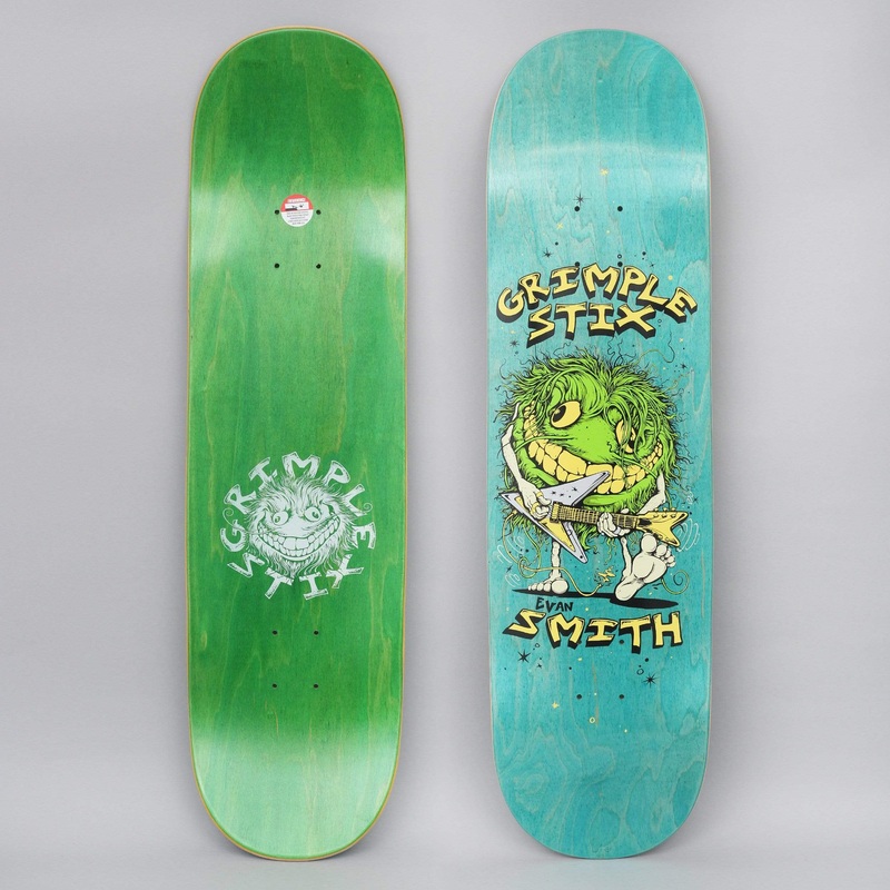 Anti Hero 8.5 Grimple Evan Family Band Skateboard Deck