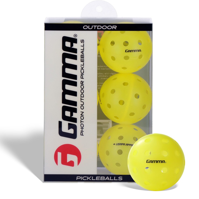 GAMMA PICKLEBALL PHOTON OUTDOOR 6PK Yellow