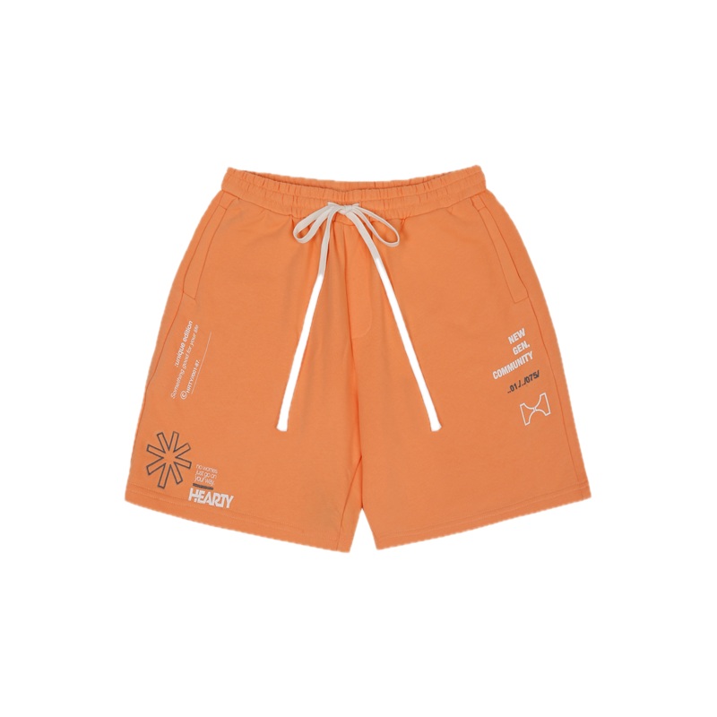 Global Society Orange Shorts XXS
