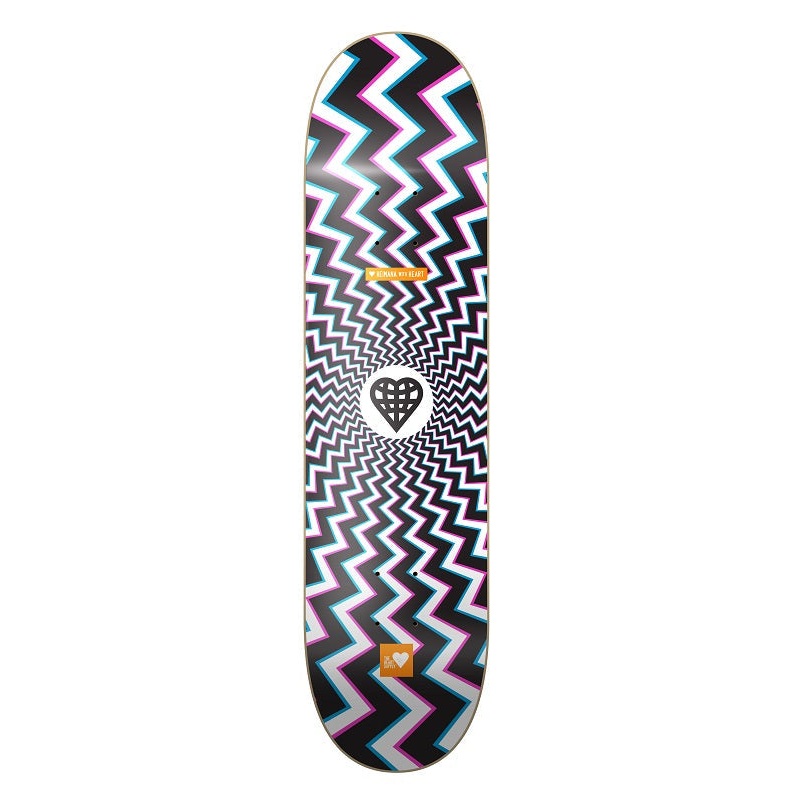 Heart Supply Heimana Reynolds Illusion Embossed Pro Model Deck – 8.25″
