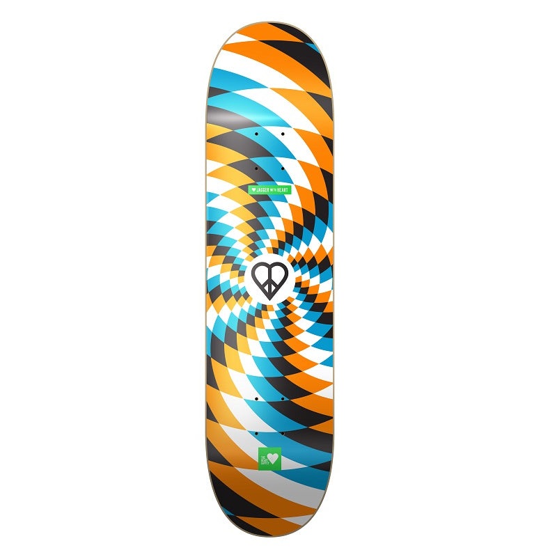 Heart Supply Jagger Eaton Illusion Embossed Pro Model Deck – 8.0″